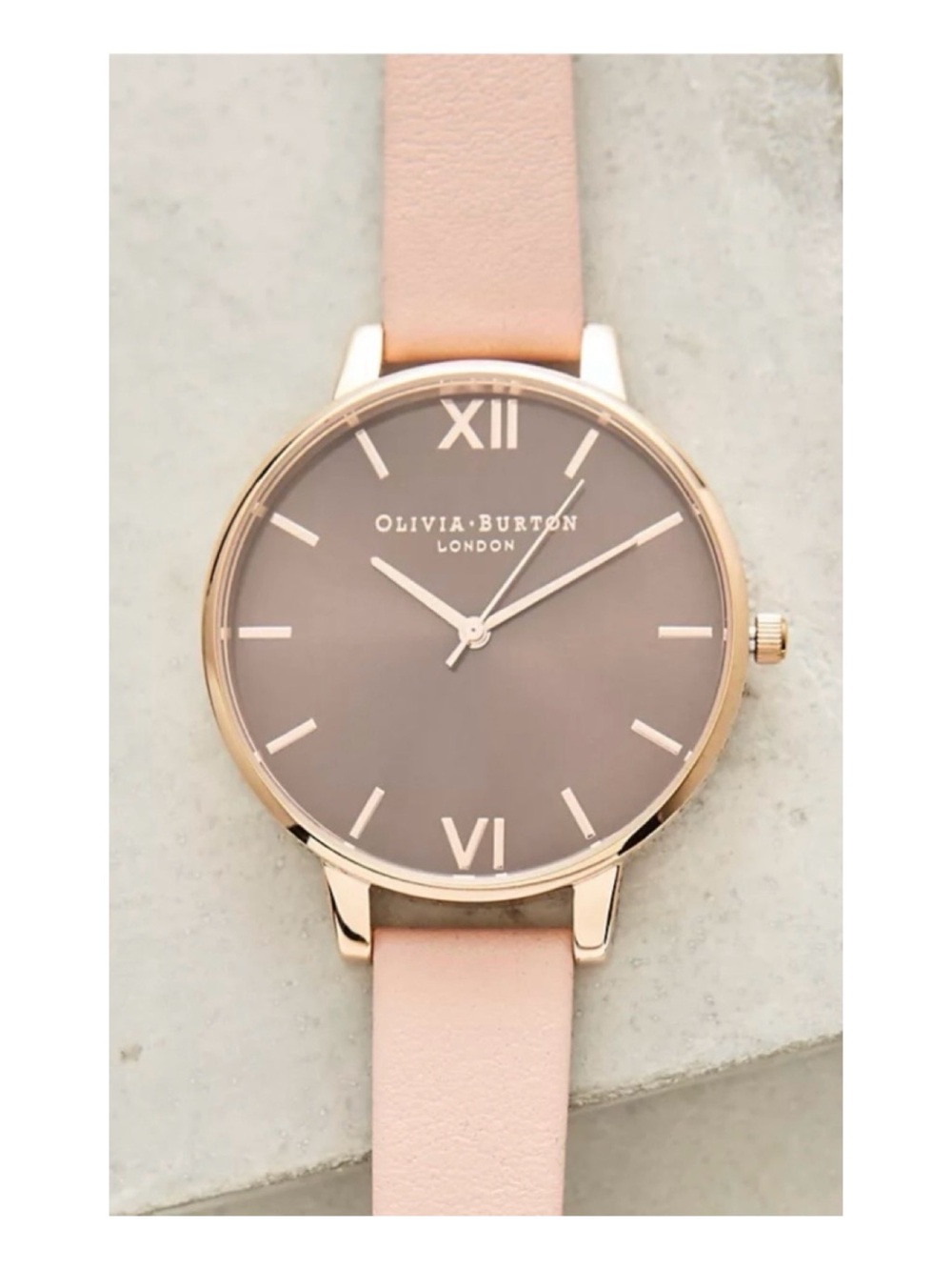 NWOT** Anthropologie Olivia Burton Langley Watch  **Needs Battery View 2
